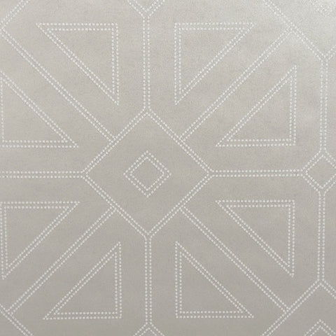 2902-87338 Voltaire Platinum Geometric Wallpaper