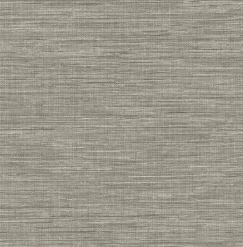 2903-24119 Exhale Grey Faux Grasscloth Wallpaper