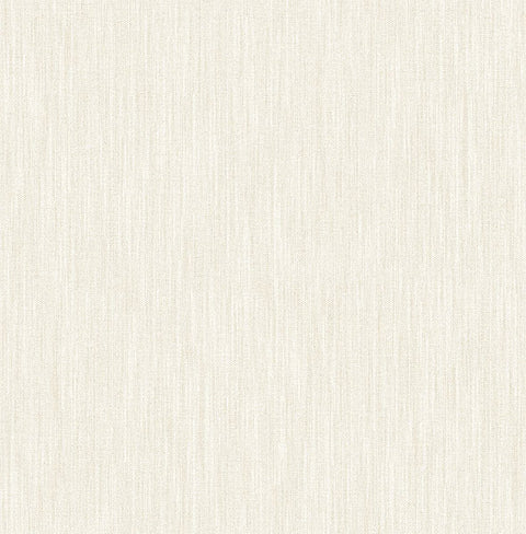2903-25281 Chenille Off-White Faux Linen Wallpaper