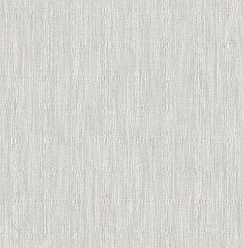 2903-25288 Chenille Light Grey Faux Linen Wallpaper