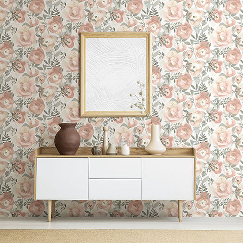 2903-25838 Orla Rose Floral Wallpaper