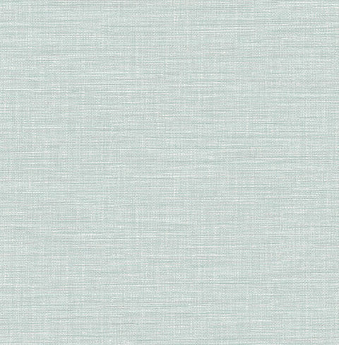 2903-25850 Exhale Light Blue Faux Grasscloth Wallpaper