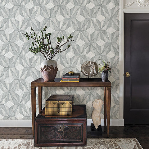 2908-87103 Paragon Slate Geometric Wallpaper