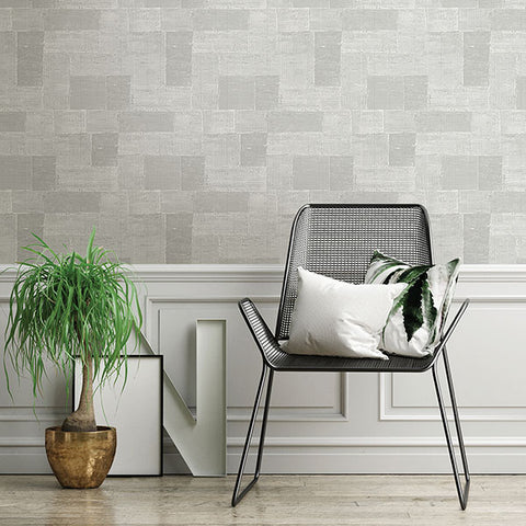 2908-87114 Composition Silver Global Geometric Wallpaper