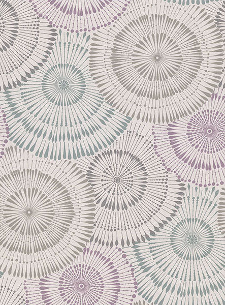 2909-AW87738 Howe Multicolor Medallions Wallpaper