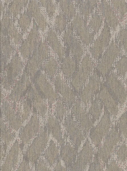 2909-DWP0074-07 Bunter Light Brown Distressed Geometric Wallpaper