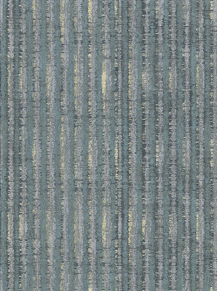 2909-SH-13016 Annabeth Teal Distressed Stripe Wallpaper