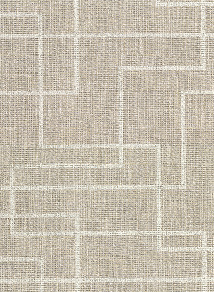 2921-50507 Clarendon Brown Faux Grasscloth Wallpaper