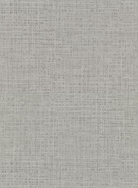 2921-50928 Montgomery Pewter Faux Grasscloth Wallpaper