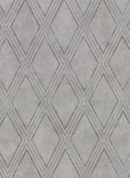 2921-51008 Dartmouth Grey Faux Plaster Geometric Wallpaper