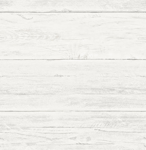 2922-22307 Colleen White Washed Boards Wallpaper