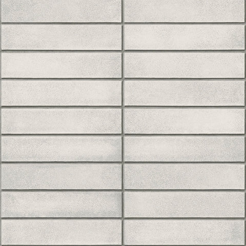 2922-25374 Perkins Light Grey Modern Brick Wallpaper