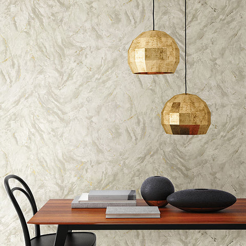 2927-00104 Titania Taupe Marble Texture Wallpaper