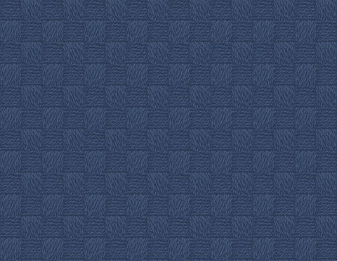 2927-80802 Calabash Navy Rope Basketweave Wallpaper