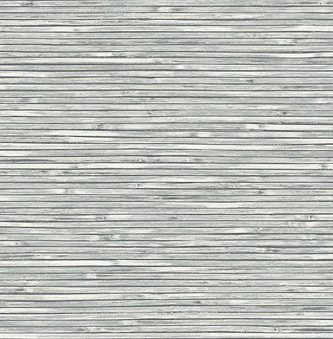 2927-81308 Bellport Dark Grey Wooden Slat Wallpaper