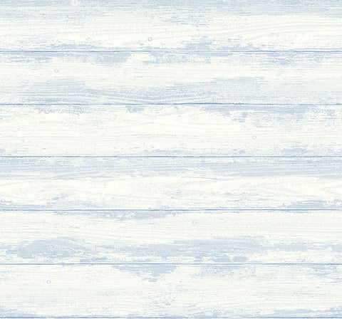 2927-81402 Truro Light Blue Weathered Shiplap Wallpaper