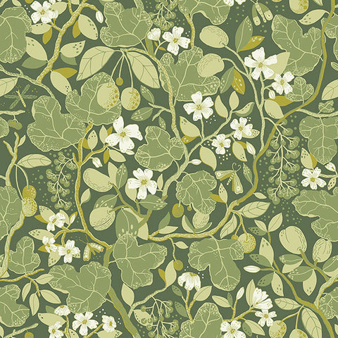 2932-65121 Ewald Green Garden Vines Wallpaper