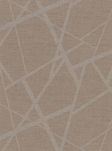 2945-1103 Avatar Brown Abstract Geometric Wallpaper