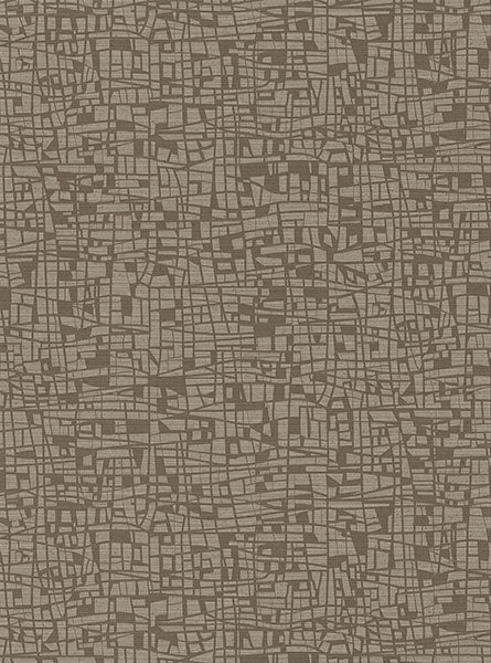 2945-1113 Tiffany Brown Abstract Geometric Wallpaper