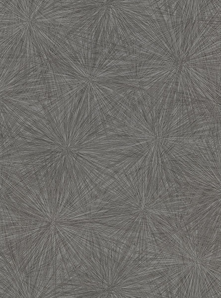 2945-1119 Majestic Black Starburst Wallpaper
