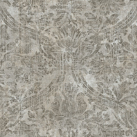 2945-2755 Abigail Grey Damask Wallpaper