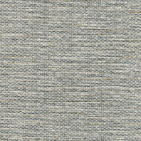 2945-8016 Bay Ridge Grey Faux Grasscloth Wallpaper