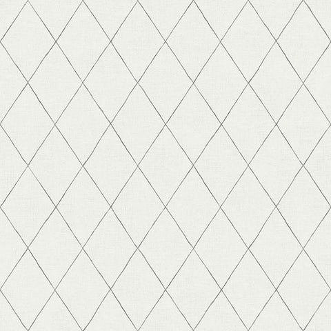 2948-27001 Rhombus Grey Geometric Wallpaper