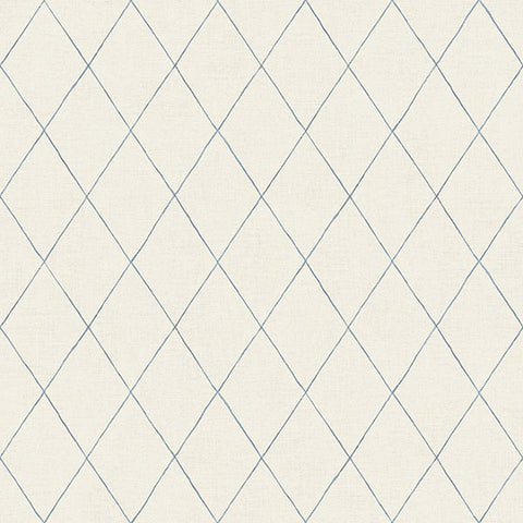 2948-27002 Rhombus Blue Geometric Wallpaper