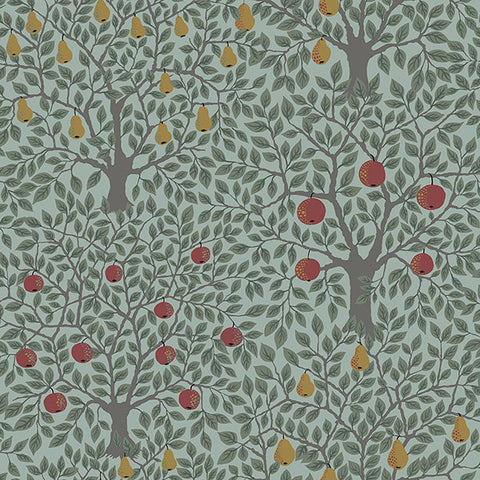 2948-33014 Pomona Green Fruit Tree Wallpaper