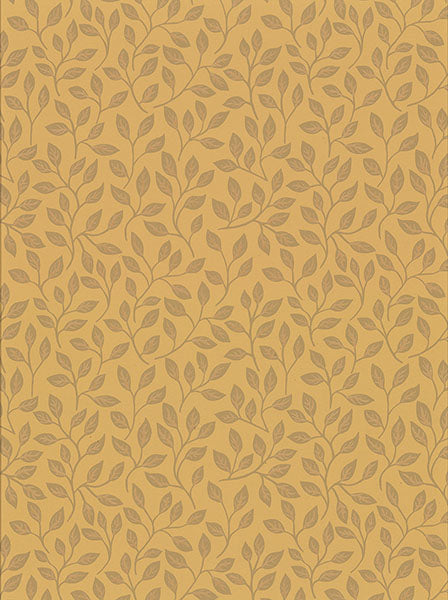 2948-33017 Posey Mustard Vines Wallpaper