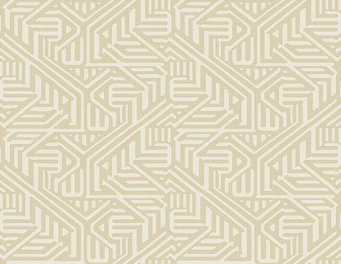 2949-60605 Nambiti Cream Geometric Wallpaper
