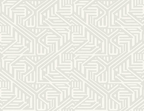 2949-60618 Nambiti Light Grey Geometric Wallpaper