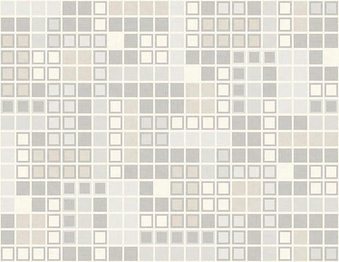 2949-60708 Bantry Light Grey Geometric Wallpaper