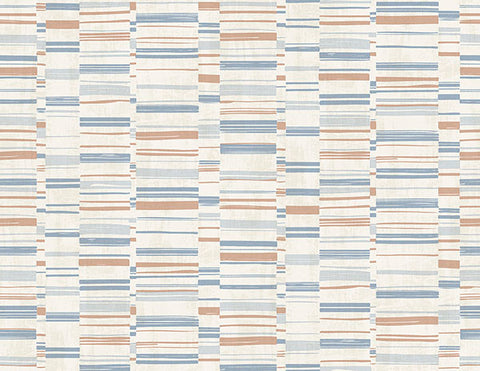 2949-60805 Fresnaye Light Blue Linen Stripe Wallpaper