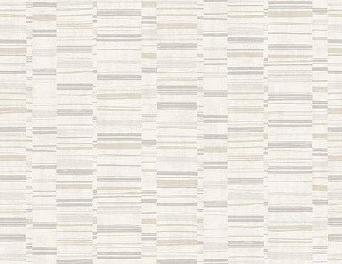 2949-60807 Fresnaye Neutral Linen Stripe Wallpaper