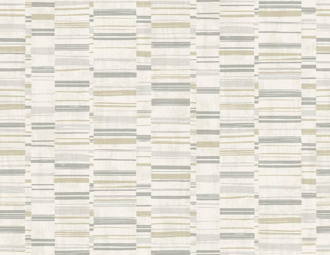 2949-60817 Fresnaye Grey Linen Stripe Wallpaper