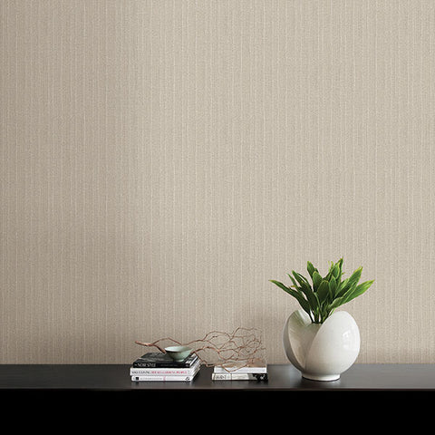 2959-AWIH-2243 Kinsley Light Brown Distressed Stripe Wallpaper