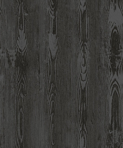 2959-SDM2010 Jaxson Metallic Faux Wood Wallpaper