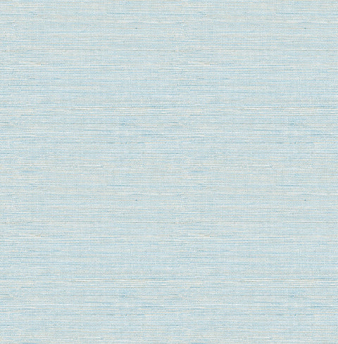 2969-24283 Agave Blue Imitation Grasscloth Wallpaper