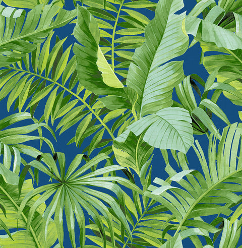 2969-26056 Alfresco Jade Tropical Palm Wallpaper