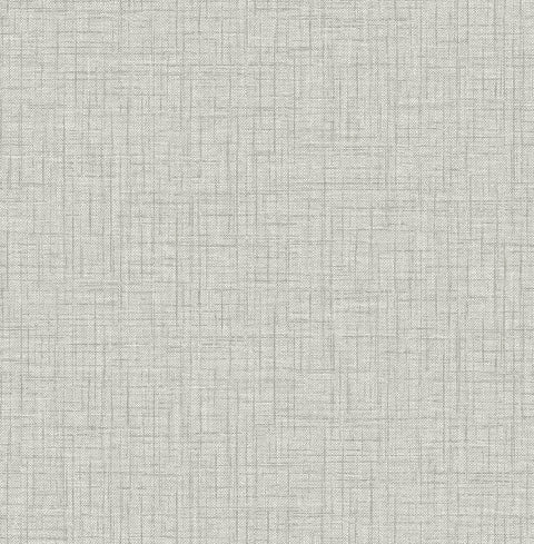 2969-26057 Jocelyn Grey Faux Fabric Wallpaper