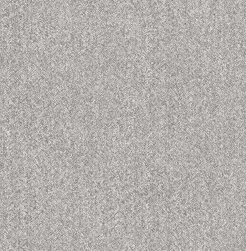 2970-26163 Ashbee Dark Grey Tweed Wallpaper
