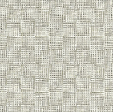 2971-86156 Ting Taupe Abstract Woven Wallpaper