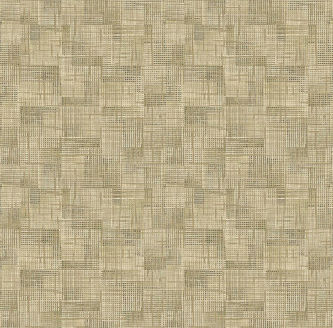 2971-86160 Ting Brown Abstract Woven Wallpaper
