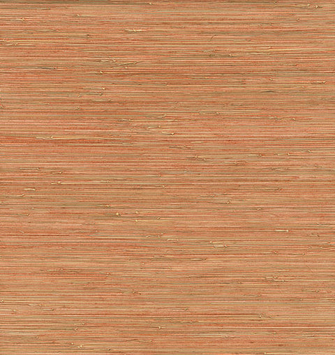 2972-86108 Shuang Coral Handmade Grasscloth Wallpaper