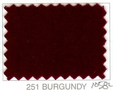 Velvet Upholstery Fabric Como 251 Burgundy