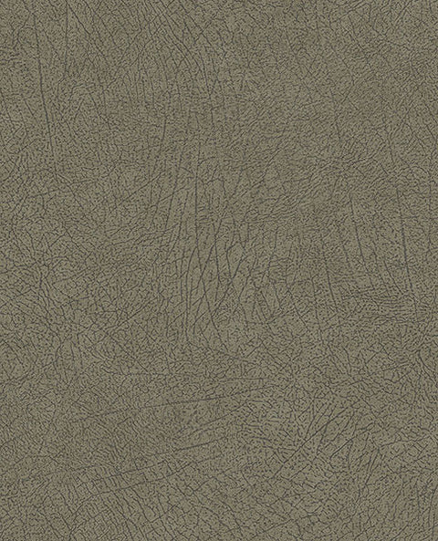 300514 Latigo Olive Leather Wallpaper