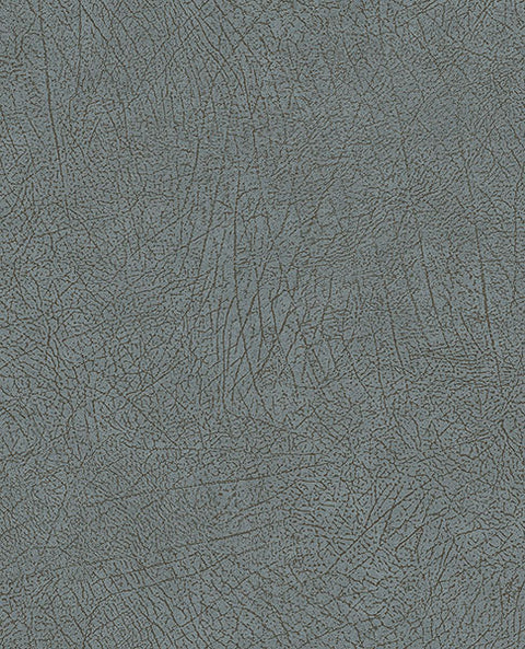 300515 Latigo Light Blue Leather Wallpaper