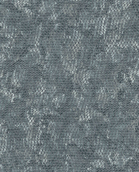 300523 Viper Light Blue Snakeskin Wallpaper