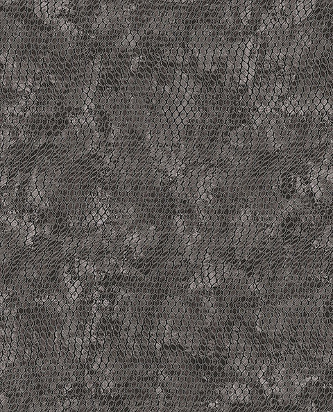 300525 Viper Charcoal Snakeskin Wallpaper